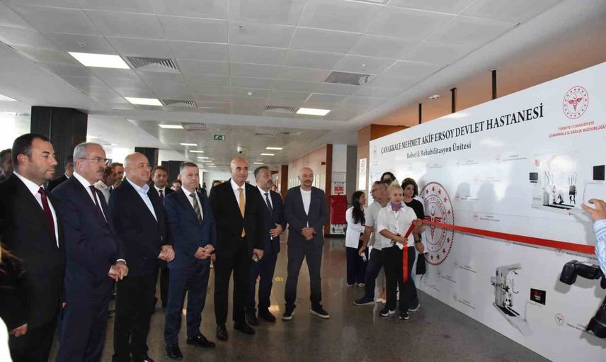 Çanakkale Mehmet Akif Ersoy Devlet Hastanesi'ne robotik yürüme ünitesiyle yeni rehabilitasyon dönemi