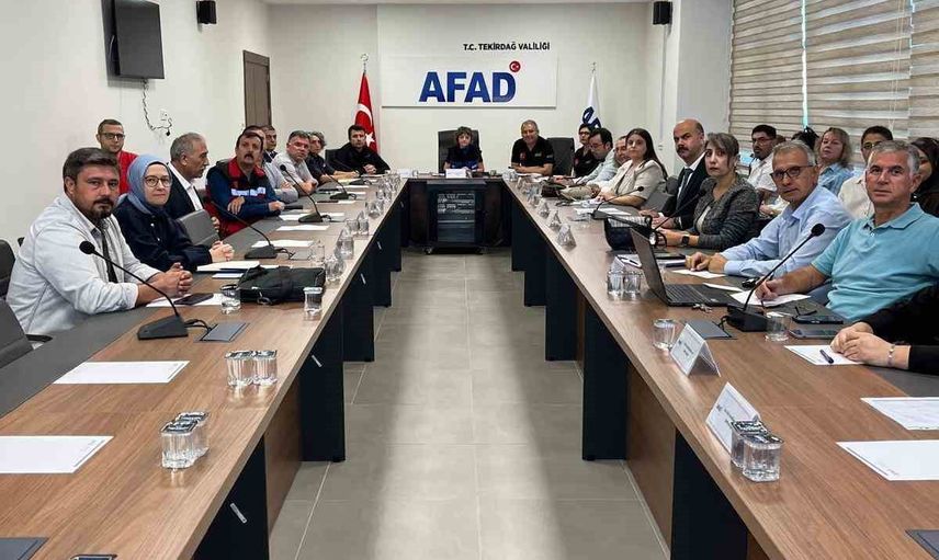 Tekirdağ'da 7.5 senaryolu deprem tatbikatı için son hazırlıklar