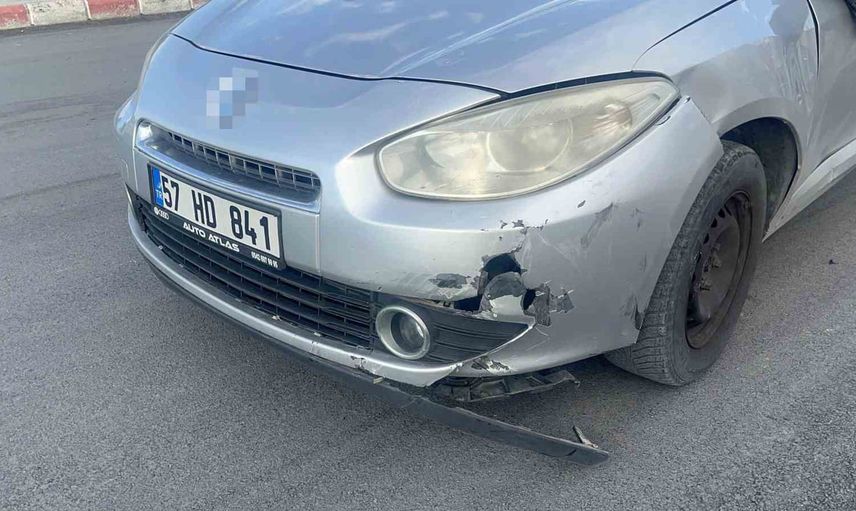 Burdur'da akşam trafik kazası: motosiklet sürücüsü yaralandı