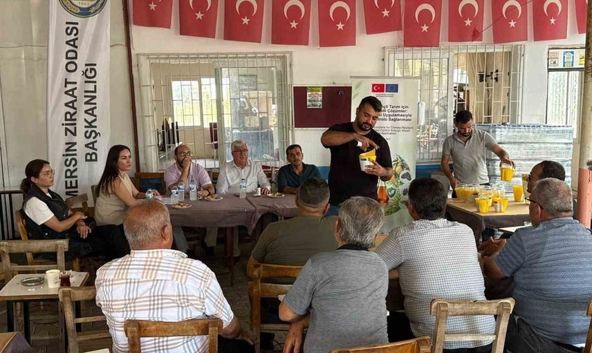 Çiftçilere odun sirkesiyle Akdeniz meyve sineğine ekolojik mücadele eğitimi
