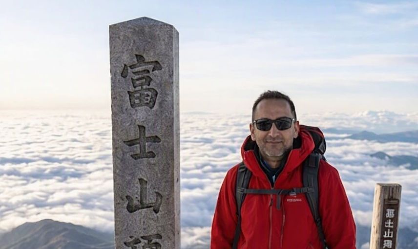 Hakkarili eğitimci Fuji zirvesine çıktı, sırada Elbruz var