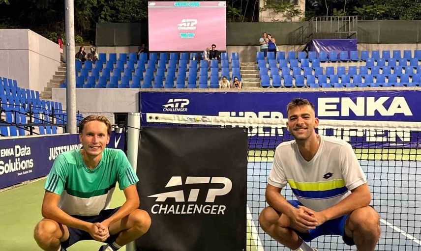 enka open'da çiftler kupası arda azkara ve james macKinlay'in oldu