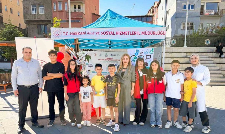 Hakkâri'de çocuklardan iklime tohumlu mesaj