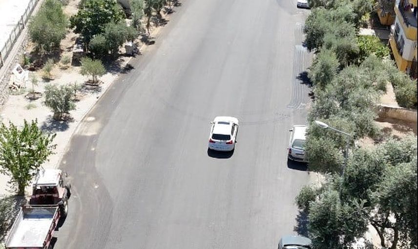 Nazilli'de yeni asfaltı başkan direksiyon başında sınadı