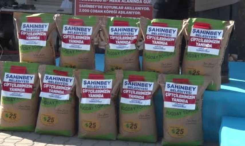 Şahinbey'den çiftçiye kapsamlı tohum ve üretim desteği
