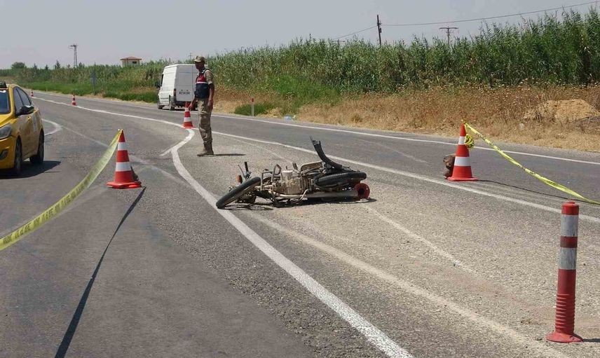 Kilis'te çarpışma: motosiklet sürücüsü hayatını kaybetti
