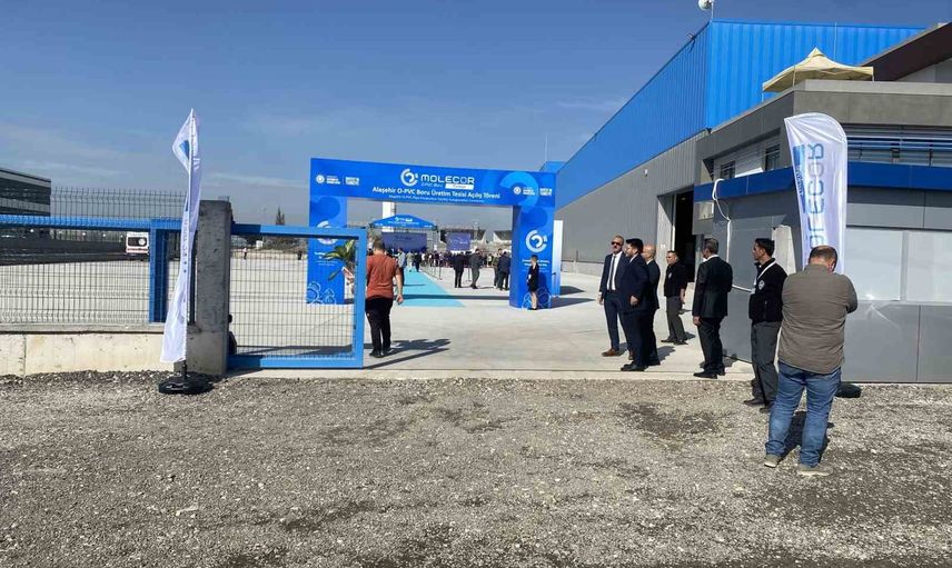 Alaşehir'de su verimliliğini hedefleyen 25 milyon avroluk üretim tesisi açıldı