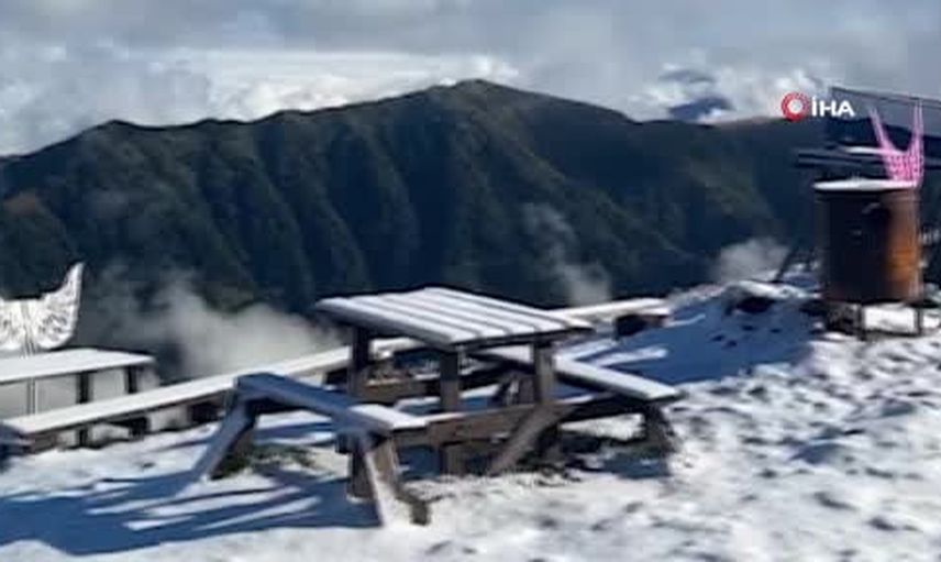Yazdan kışa: Rize yaylalarında erken kar hazırlıkları hızlandı