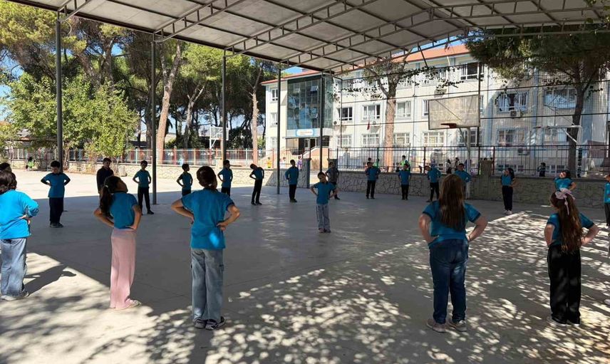 Minikler Aydın'da spora ilk adımı atıyor