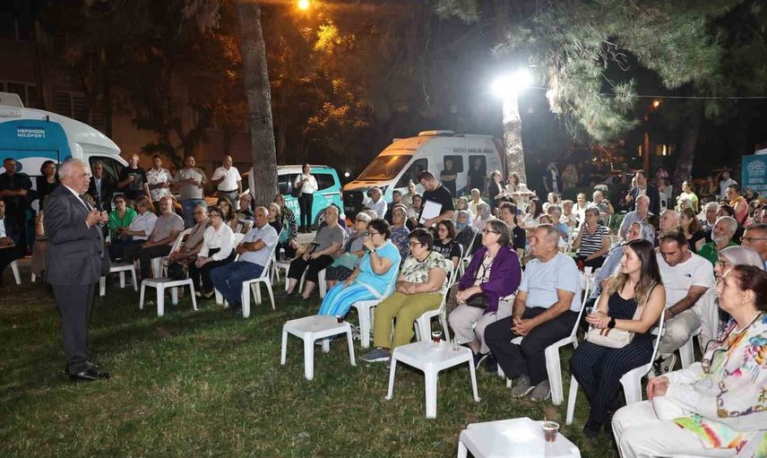 Şadi Özdemir Karamanlılarla buluştu: mahallede talepler ve projeler konuşuldu
