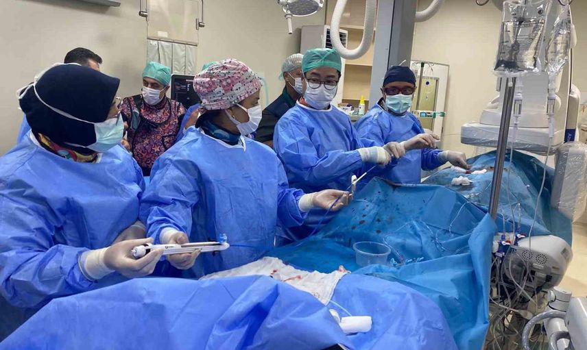 Göğüs açılmadan çocuklarda pulmoner kapak takıldı: Gaziantep'te bir ilk