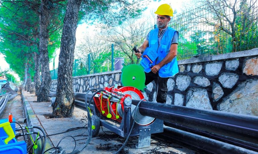 Honaz’da asbest dönemine veda: 6 bin metrelik içme suyu hattı yenileniyor