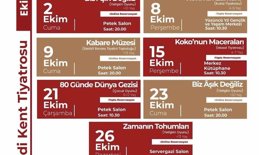 Ekimde perde açıyor: Merkezefendi Kent Tiyatrosu yoğun bir programla