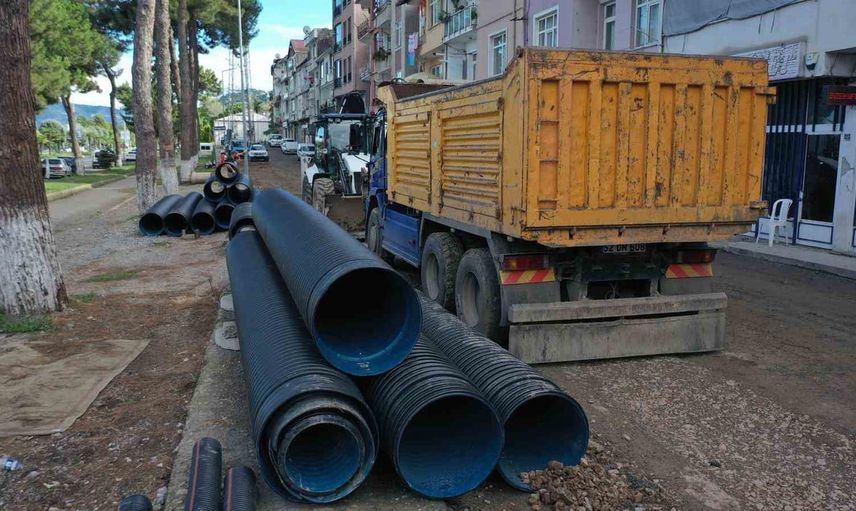 Perşembe'nin yağmur suyu altyapısında 3 bin 500 metrelik yenileme