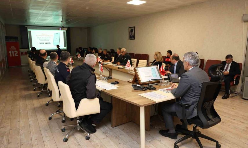 Acil çağrı hizmetlerinde il çapında koordinasyon güçlendiriliyor