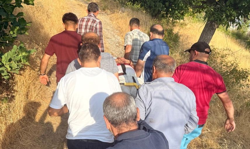 Ceviz hasadında kaza: Karabahşılı'da ağaçtan düşen kişi yaralandı