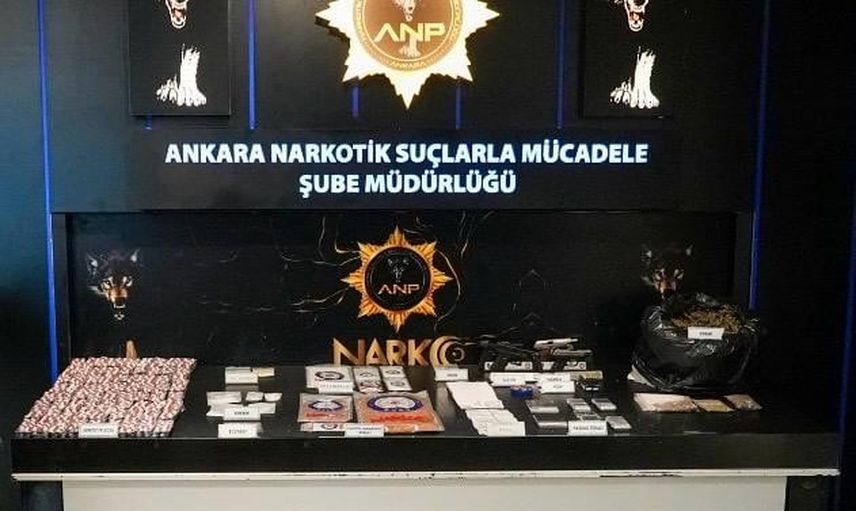 Ankara'da uyuşturucuya yönelik bir haftalık baskınlarda 26 tutuklama
