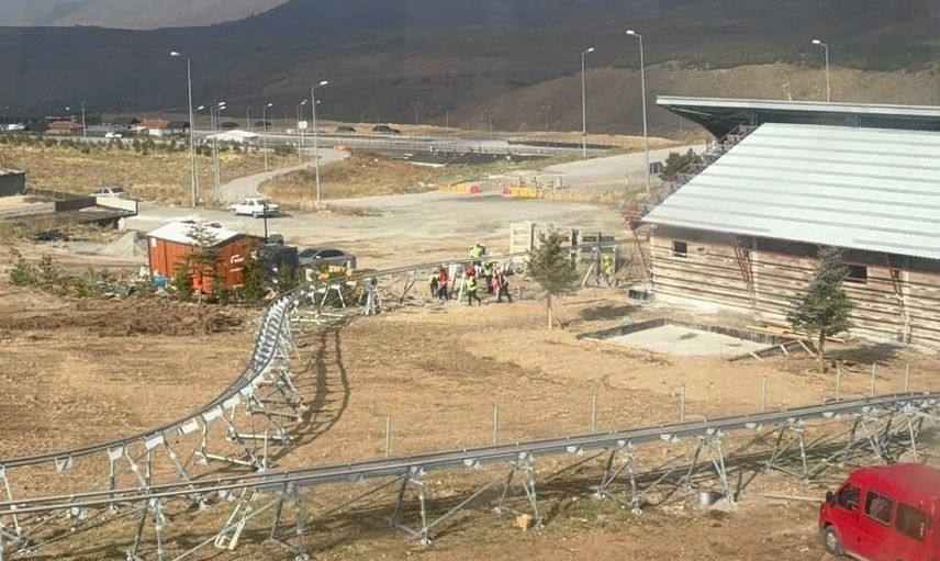 Erciyes için dört mevsim hedefiyle yükselen dağ kızağı tesisi