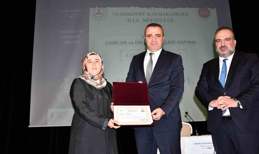 Camilerde birlik vurgusu: Vezirköprü'de camiler ve din görevlileri haftası