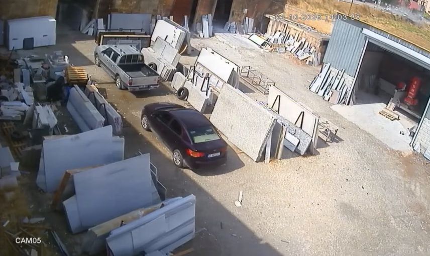 Nusaybin'de çarpışma anı ortaya çıktı: bir kişi yaşamını yitirdi