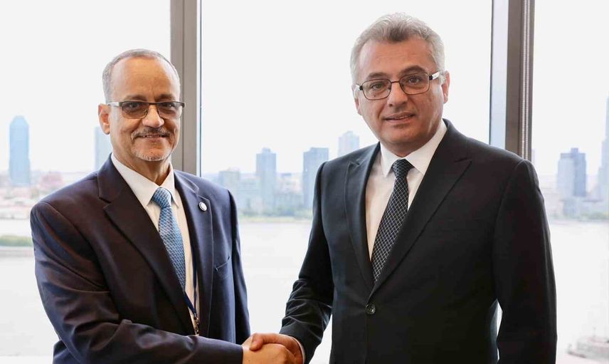 Erhürman İİT ile ilişkiler gündemiyle New York'ta temaslarda bulundu