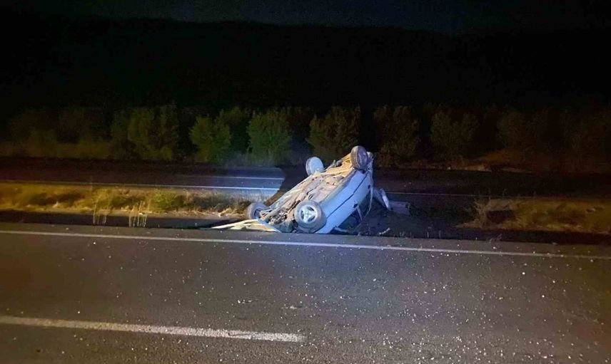 Bilecik'te refüje çarpıp takla attı: alkollü sürücü yaralandı