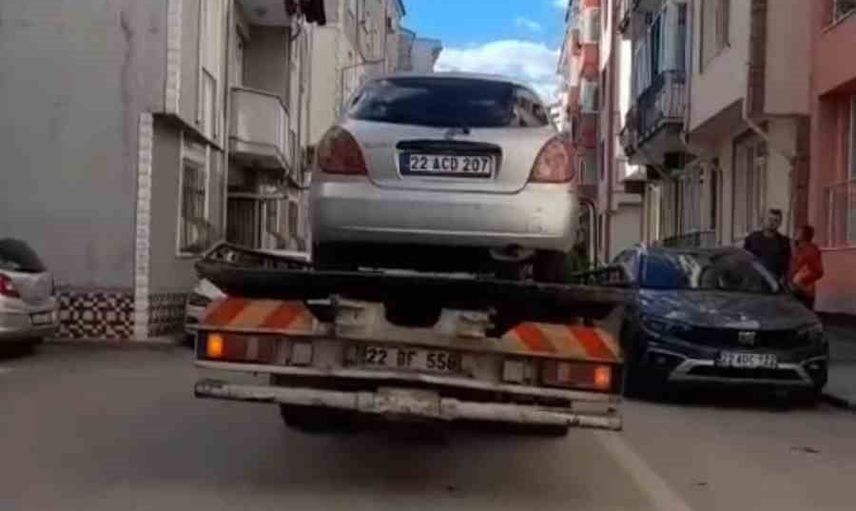 Makas atan araç kovalamacayla yakalandı, gazeteciye tehdit iddiası