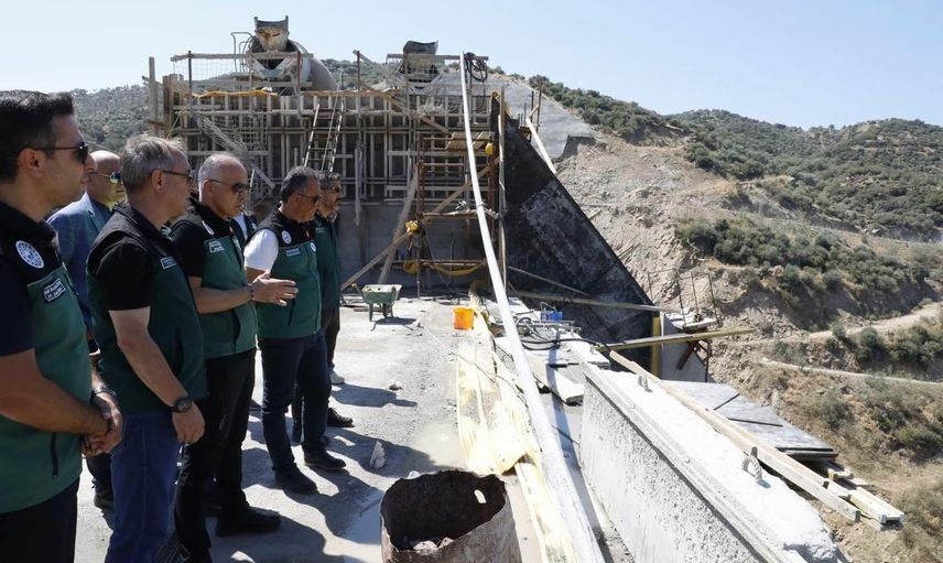 sarıçay barajı gövde dolgusunda yüzde 92'lik eşiğe ulaştı