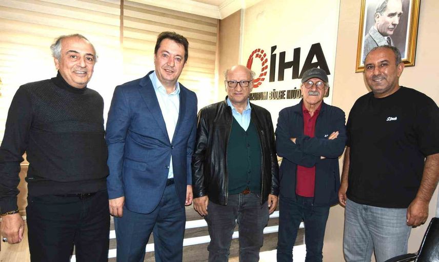 Erzurum tarih derneği ve İHA'da kent gündemi konuşuldu