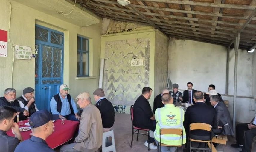 Kaymakam Polat köy ziyaretlerinde vatandaşların taleplerini dinledi