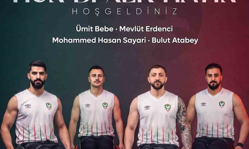 Engelsiz kadroya dört takviye: Amed Sportif Faaliyetler transferleri duyurdu