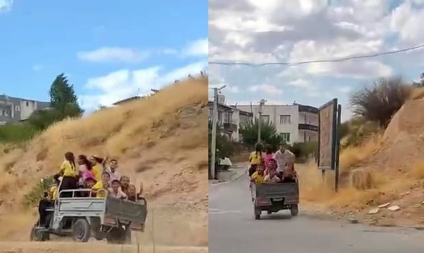 Atabağı'nda öğrenciler okula patpat kasasında gidiyor, servis talebi yükseldi