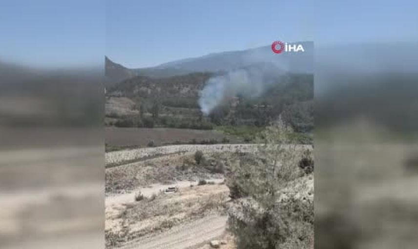 Karabük'te ray kenarındaki alevler büyümeden söndürüldü