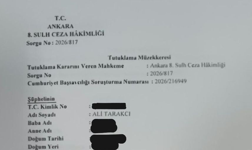 Ali Tarakcı'nın bakan istifa iddiası tutuklama getirdi