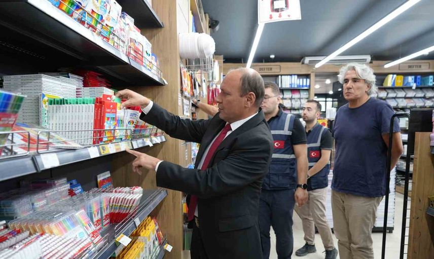 Kırtasiyede etiket ve fiyat denetimi: Gaziantep'te 18 bin ürün incelendi