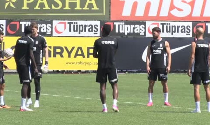 Hazırlıklar tamam: Beşiktaş, Hradec Kralove maçı için taktik prova yaptı