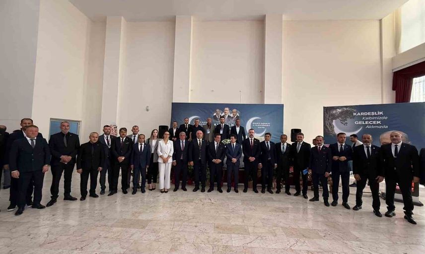 Talha Özkan yeniden il başkanı seçildi, yeni yönetim açıklandı