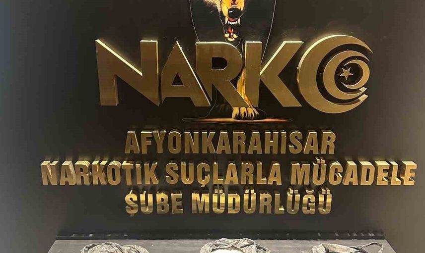 Afyonkarahisar'da operasyon: 5 kilogram sentetik ecza ele geçirildi, zanlı tutuklandı