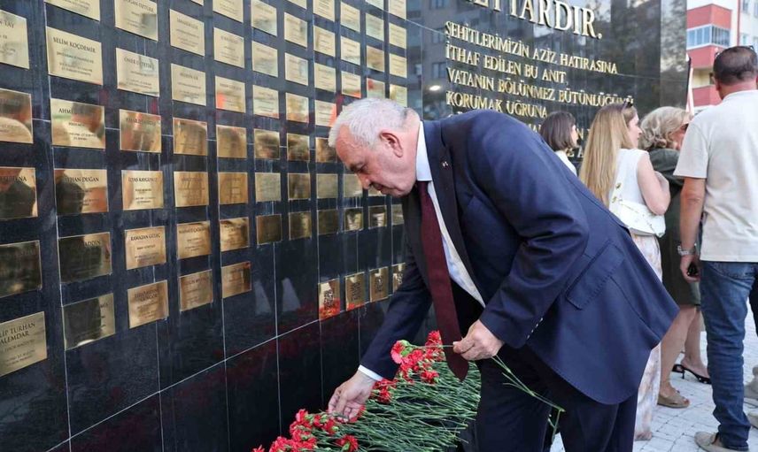 Nilüfer'de 103 şehide adanmış anıt ve şehitlik parkı hizmete girdi
