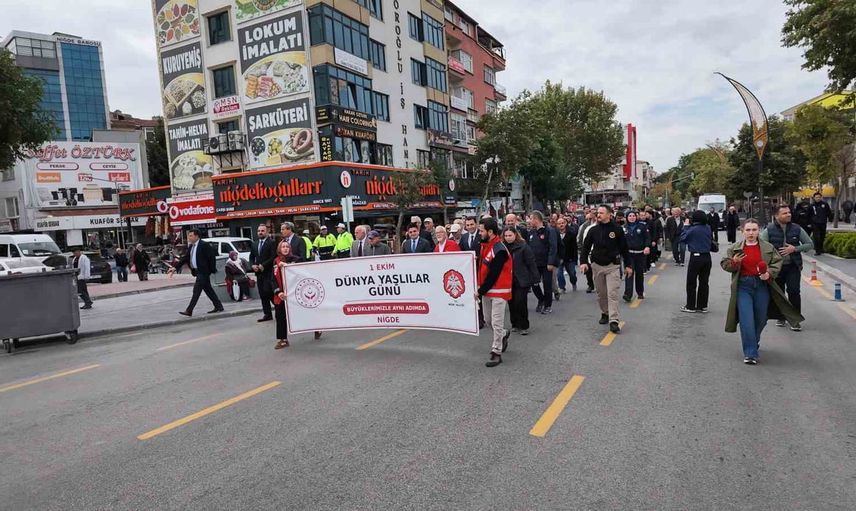 Niğde'de nesiller arası dayanışma yürüyüşü