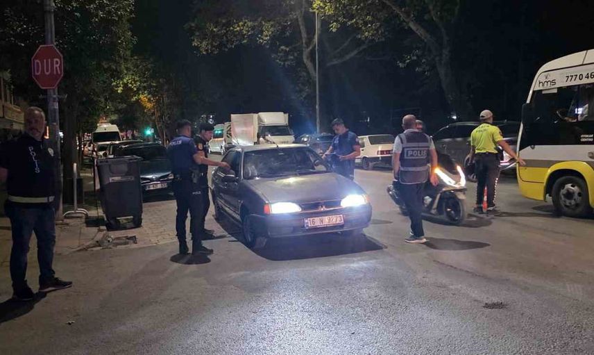 İnegöl'de kapsamlı asayiş uygulaması: 1.412 kişinin sorgusu yapıldı