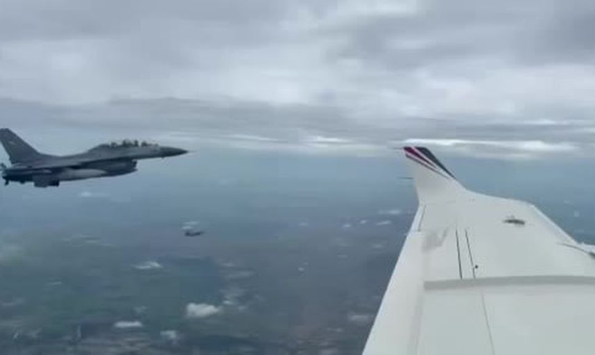 Tayland başbakanının uçuşuna F-16 eskortu ve mickey çağrılı arma