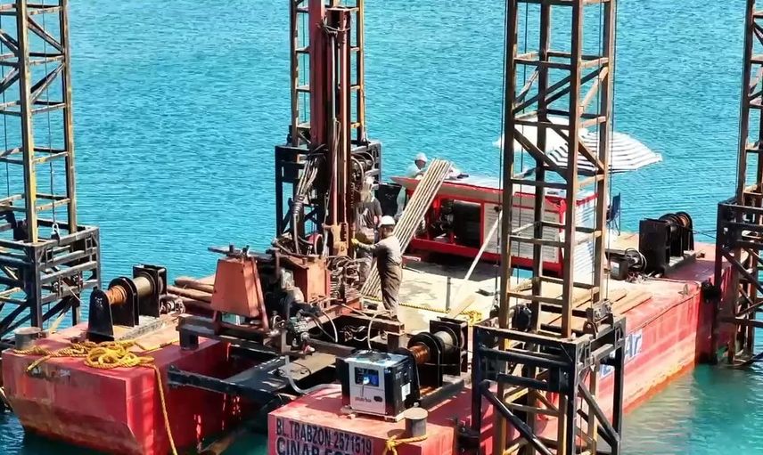 Sinop'ta kruvaziyer limanı ve yat limanı için sondajlar hız kazandı