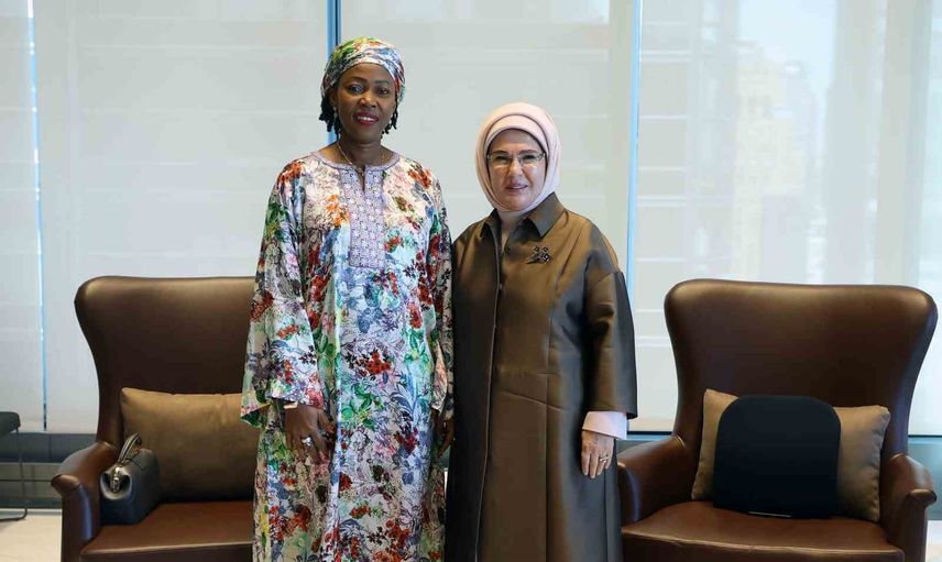 Türkevi'nde çevre ve eğitim odağı: Emine Erdoğan ile Fatima Maada Bio görüşmesi