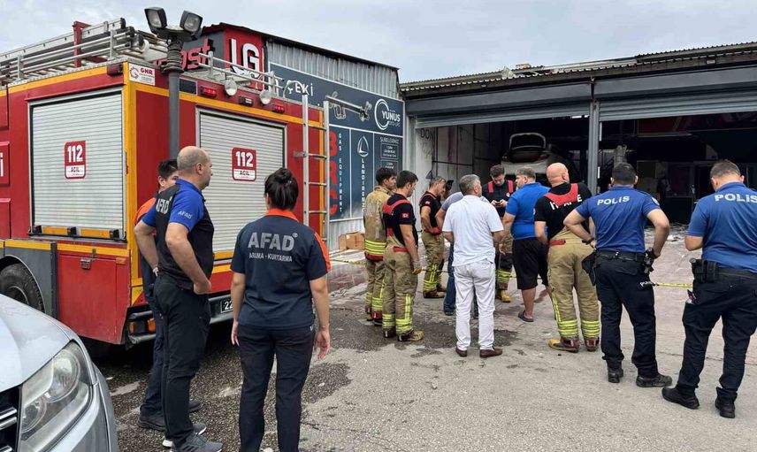 Edirne'de sanayi sitesi'ndeki oto lpg tamirhanesinde patlama: 2 yaralı