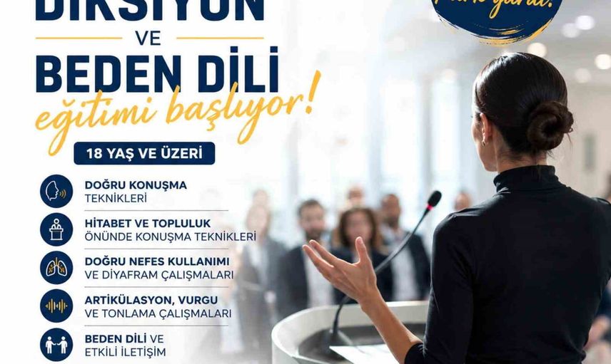 Nazilli'de sahne ve iletişim kursları yeni dönemini açtı