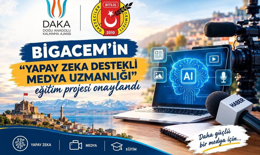 Bitlis basınına dijital adım: gazetecilere yapay zeka destekli uzmanlık eğitimi