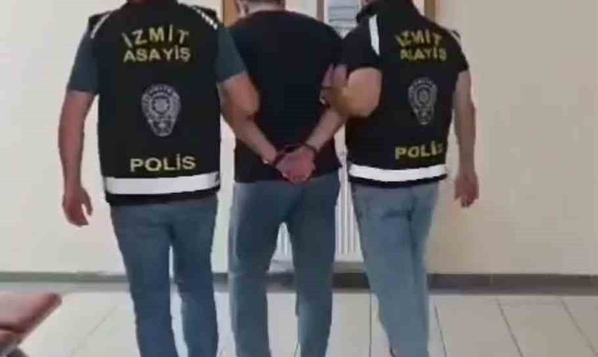 İzmit'te uzun süreli cezası kesinleşen hırsızlık şüphelisi yakalandı