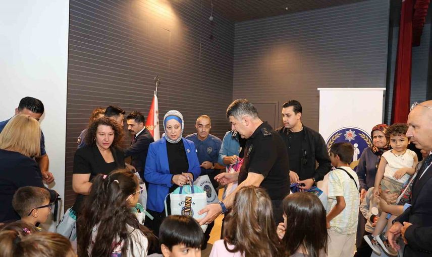 Geleceğe umut: Erzurum emniyeti çocuklarla eğitim için buluştu