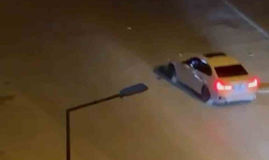 Site önünü piste çeviren sürücüler Gaziemir'de mahalleyi isyan ettirdi